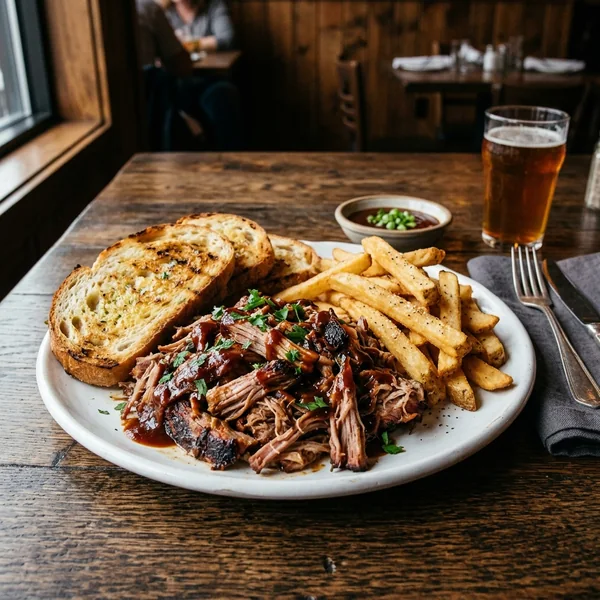 Texas Roadhouse Early Dine Pulled Pork Dinner (with BBQ Sauce)