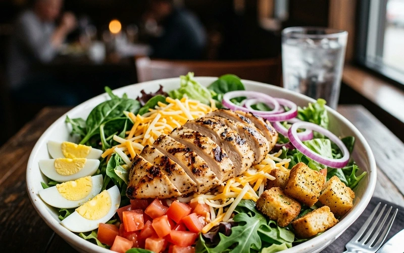 Grilled Chicken Salad - Texas Roadhouse Lunch