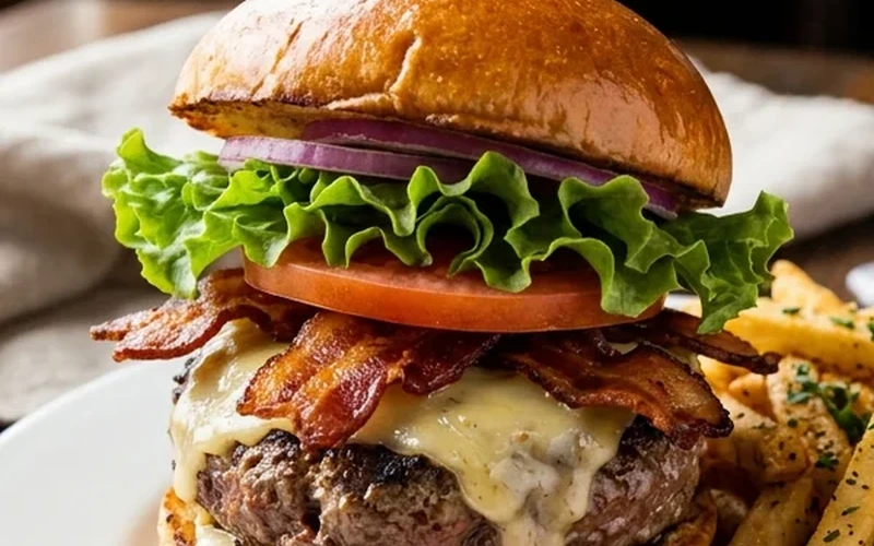Smokehouse Burger - Texas Roadhouse Lunch