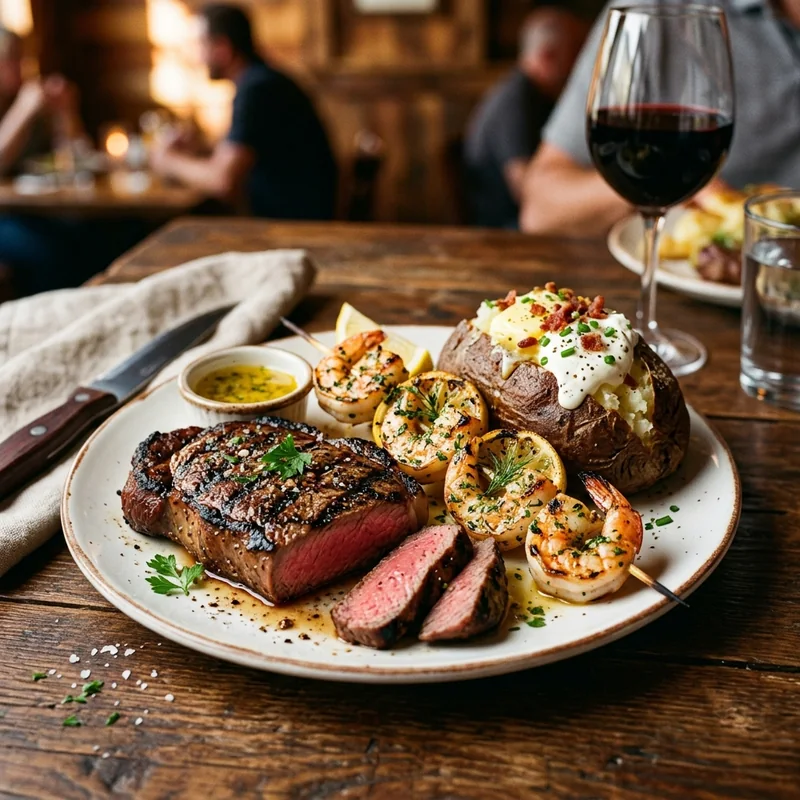 Sirloin & Ribs Combo (6 oz)